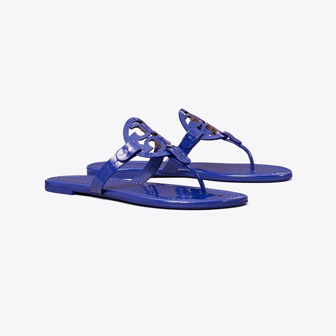 Tory Burch Miller Patent Sandal BALLPOINT BLUE
