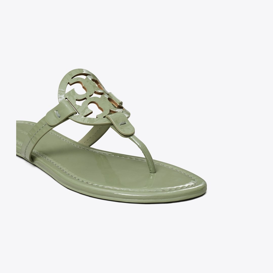 Tory Burch Miller Patent Sandal LIGHT JADE