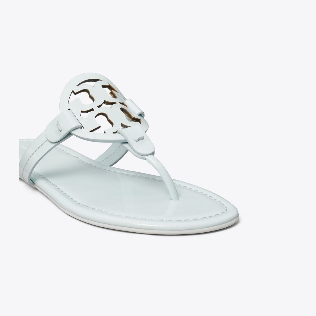 Tory Burch Miller Patent Sandal BLUE WHISPER
