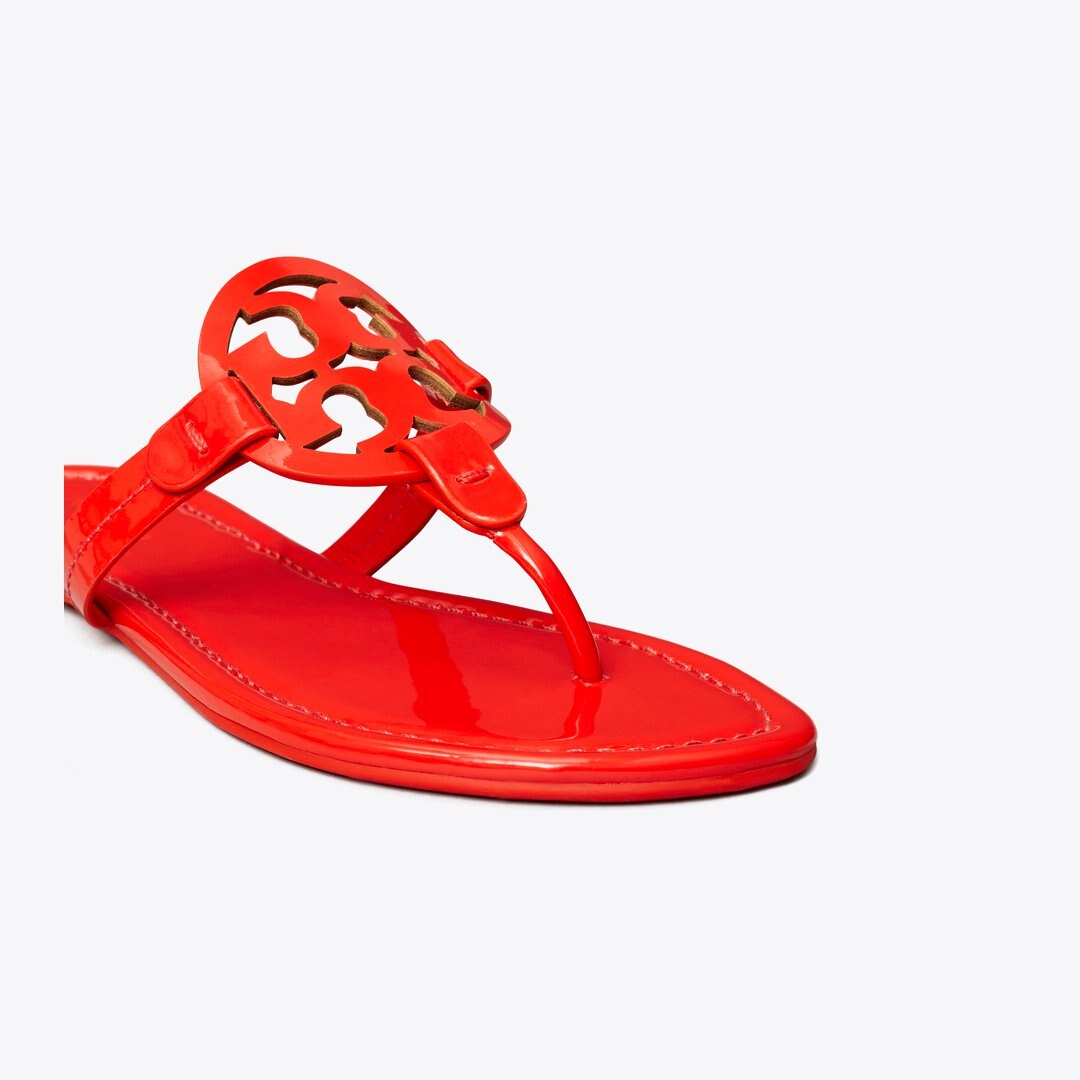 Tory Burch Miller Patent Sandal BLAZING RED