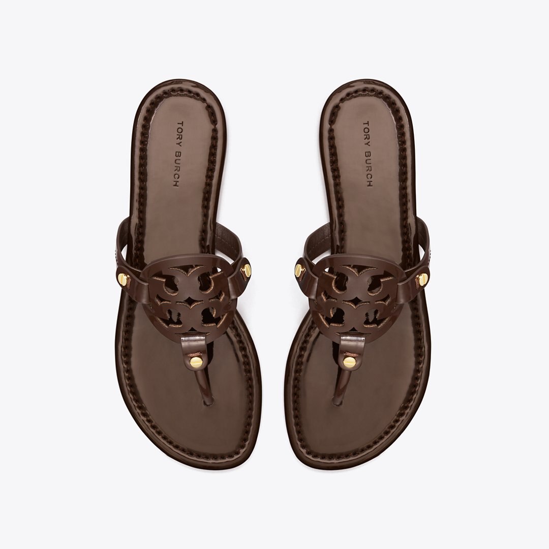 Tory Burch Miller Patent Sandal Coconut