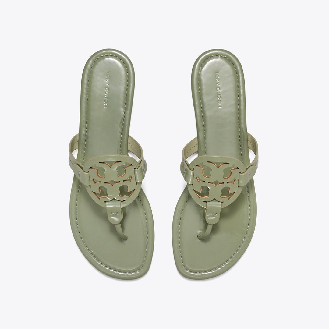 Tory Burch Miller Patent Sandal LIGHT JADE