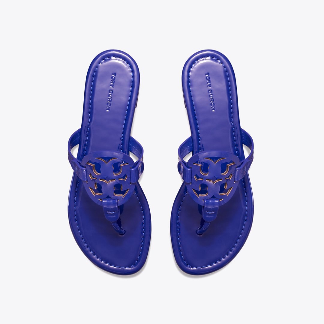 Tory Burch Miller Patent Sandal BALLPOINT BLUE