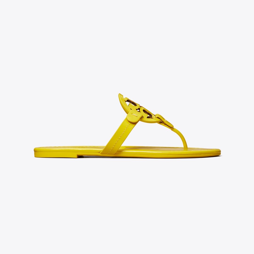 Tory Burch Miller Patent Sandal LEMON RIND