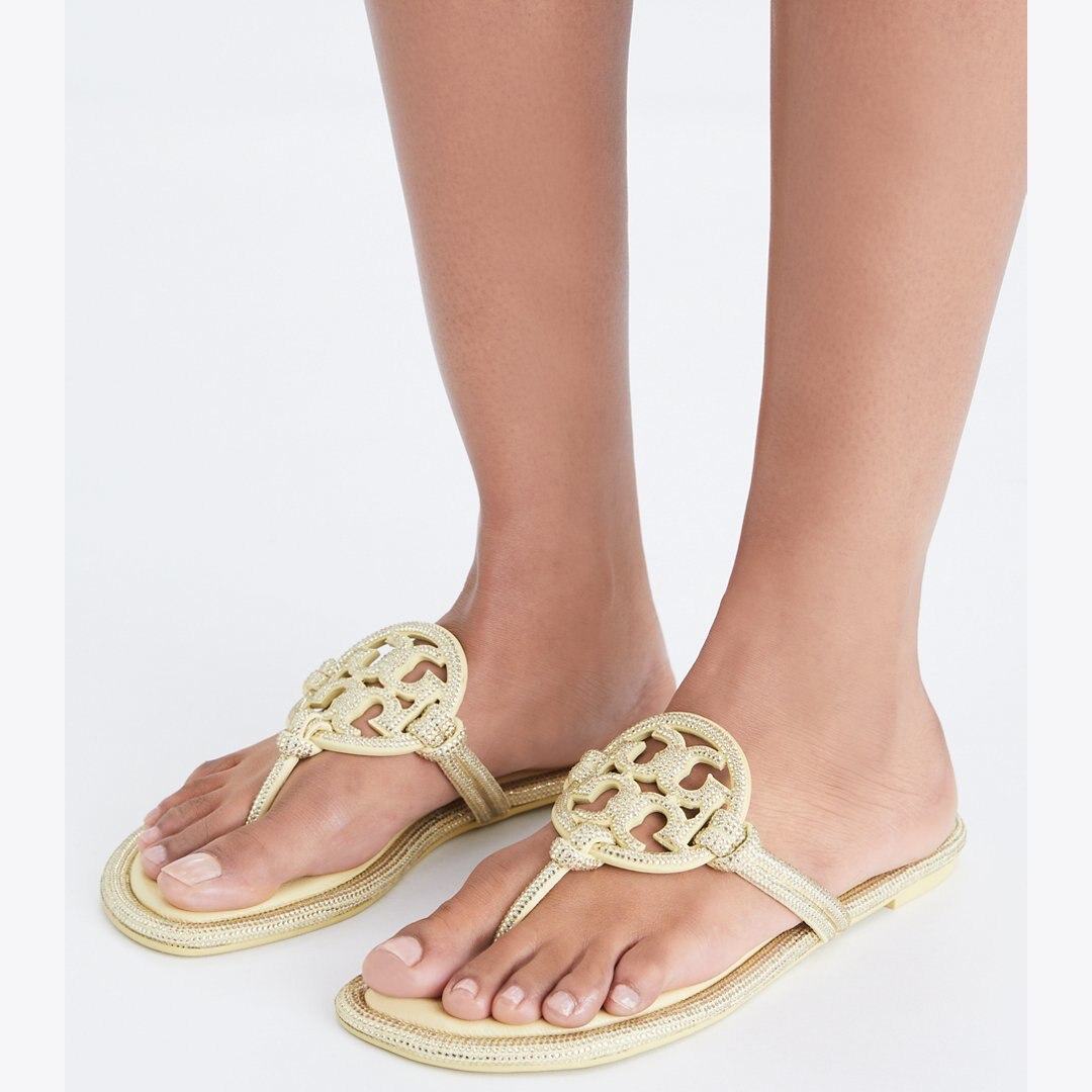 Tory Burch Miller Pav Knotted Sandal MATTE SUN