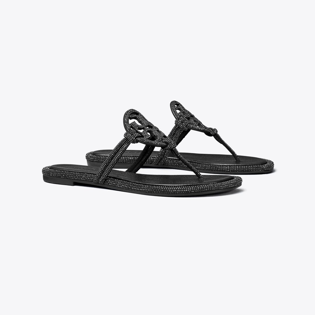 Tory Burch Miller Pav Knotted Sandal PERFECT BLACK