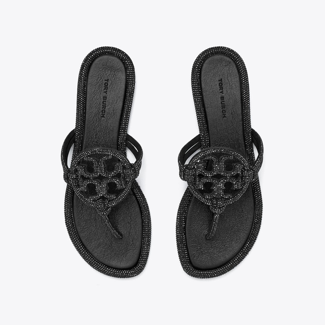 Tory Burch Miller Pav Knotted Sandal PERFECT BLACK