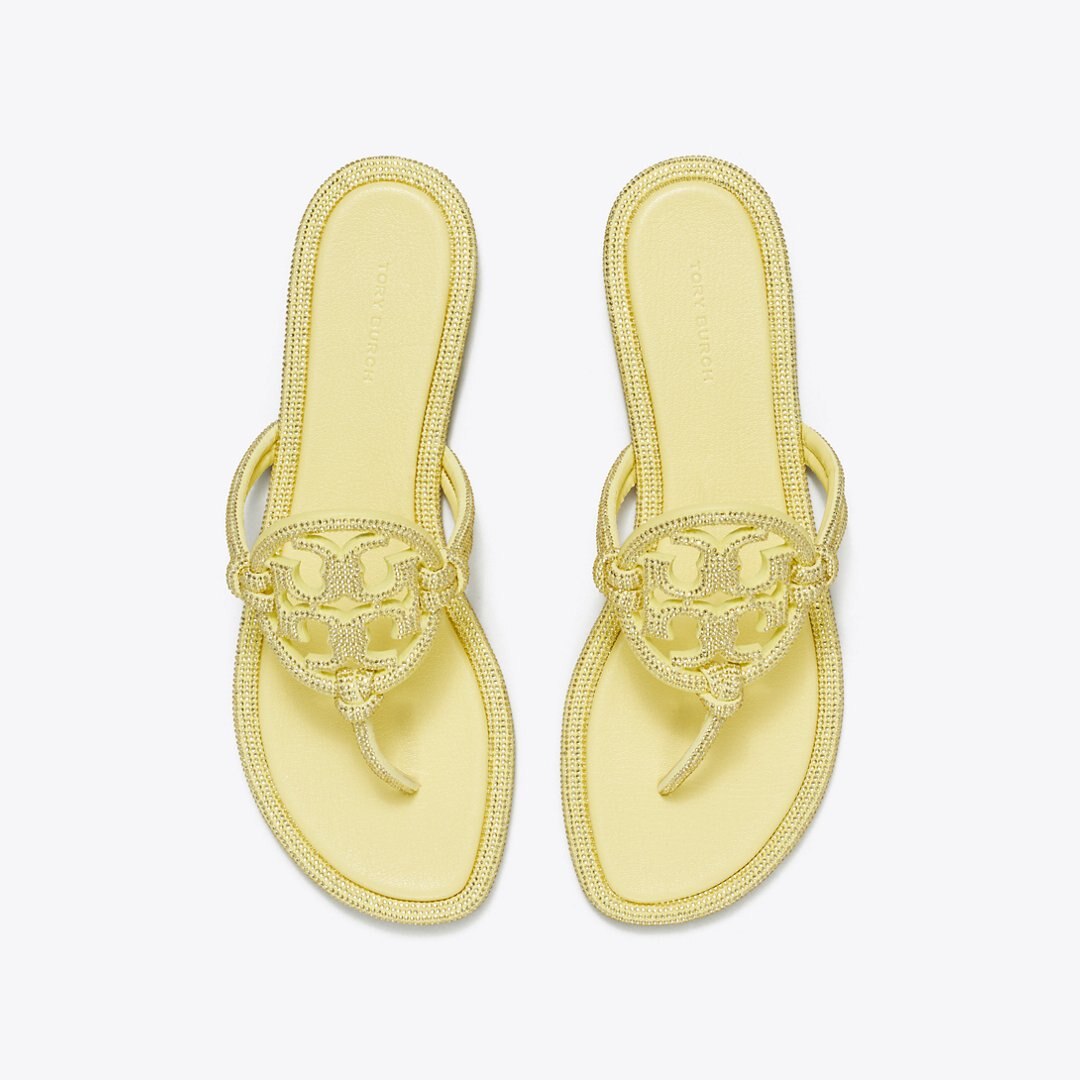 Tory Burch Miller Pav Knotted Sandal MATTE SUN