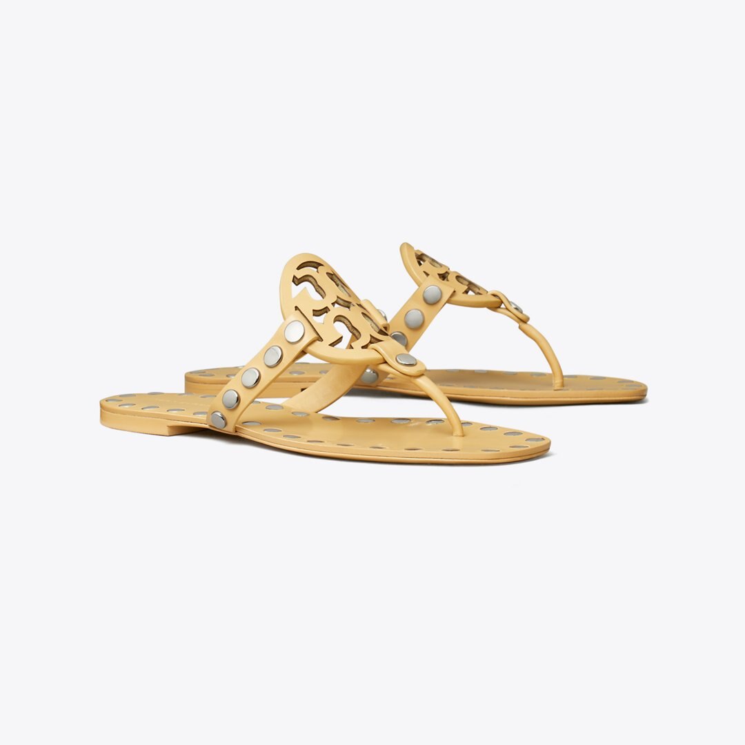 Tory Burch Miller Studded Sandal CANTUCCI / SILVER
