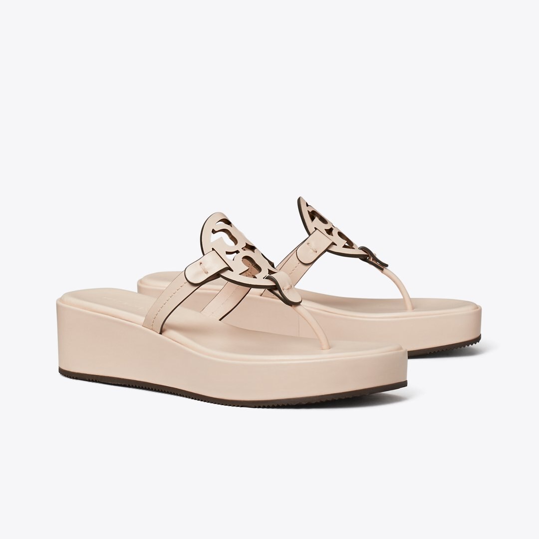 Tory Burch Miller Wedge Sandal SOFT PINK