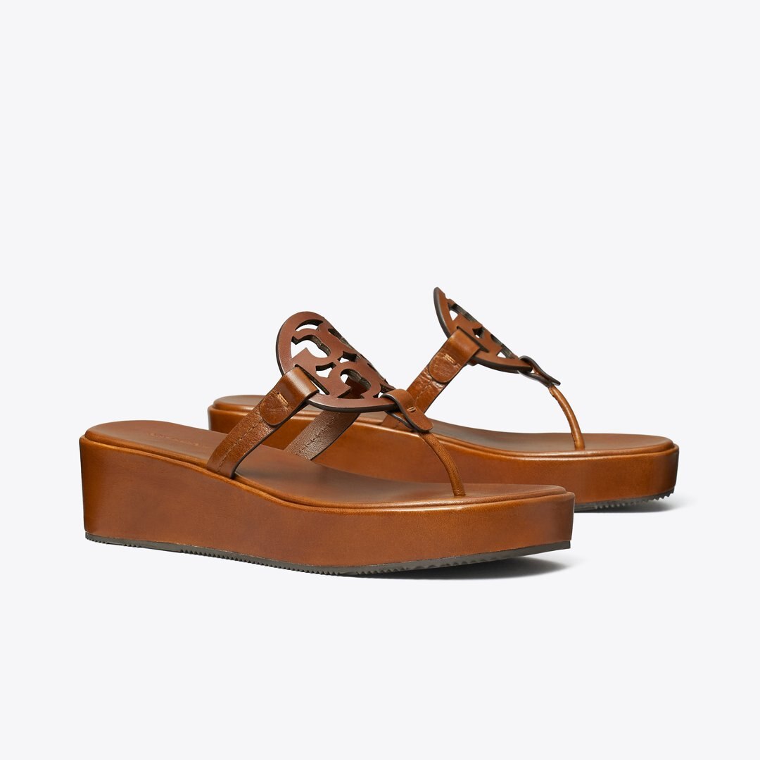 Tory Burch Miller Wedge Sandal NEGRONI