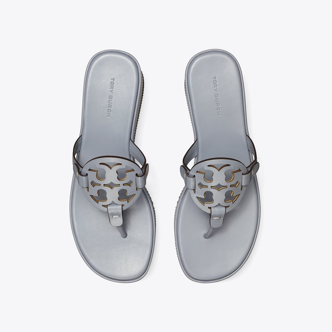 Tory Burch Miller Wedge Sandal VAPOR BLUE