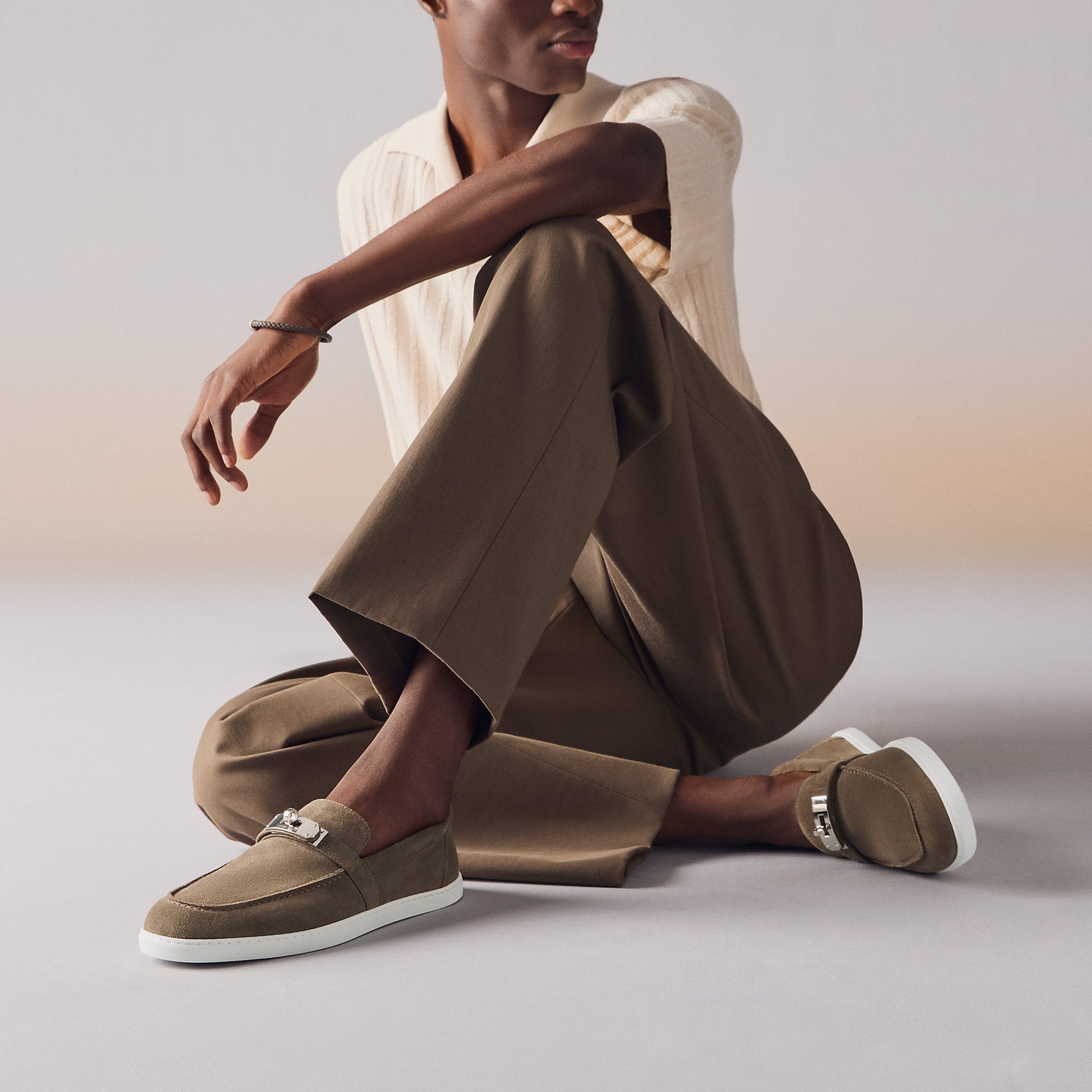 Hermes Mind Loafer Toupe