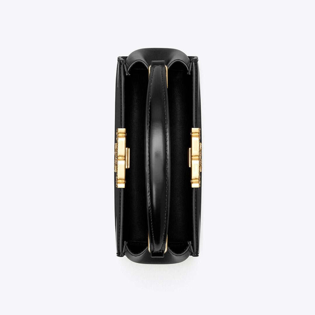 Tory Burch Mini Eleanor Pav Satchel Black