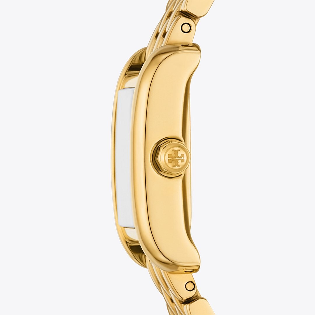 Tory Burch Mini Eleanor Watch IVORY/GOLD