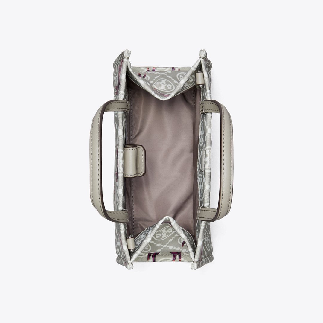 Tory Burch Mini Ella Horse Tote Gray / Magenta