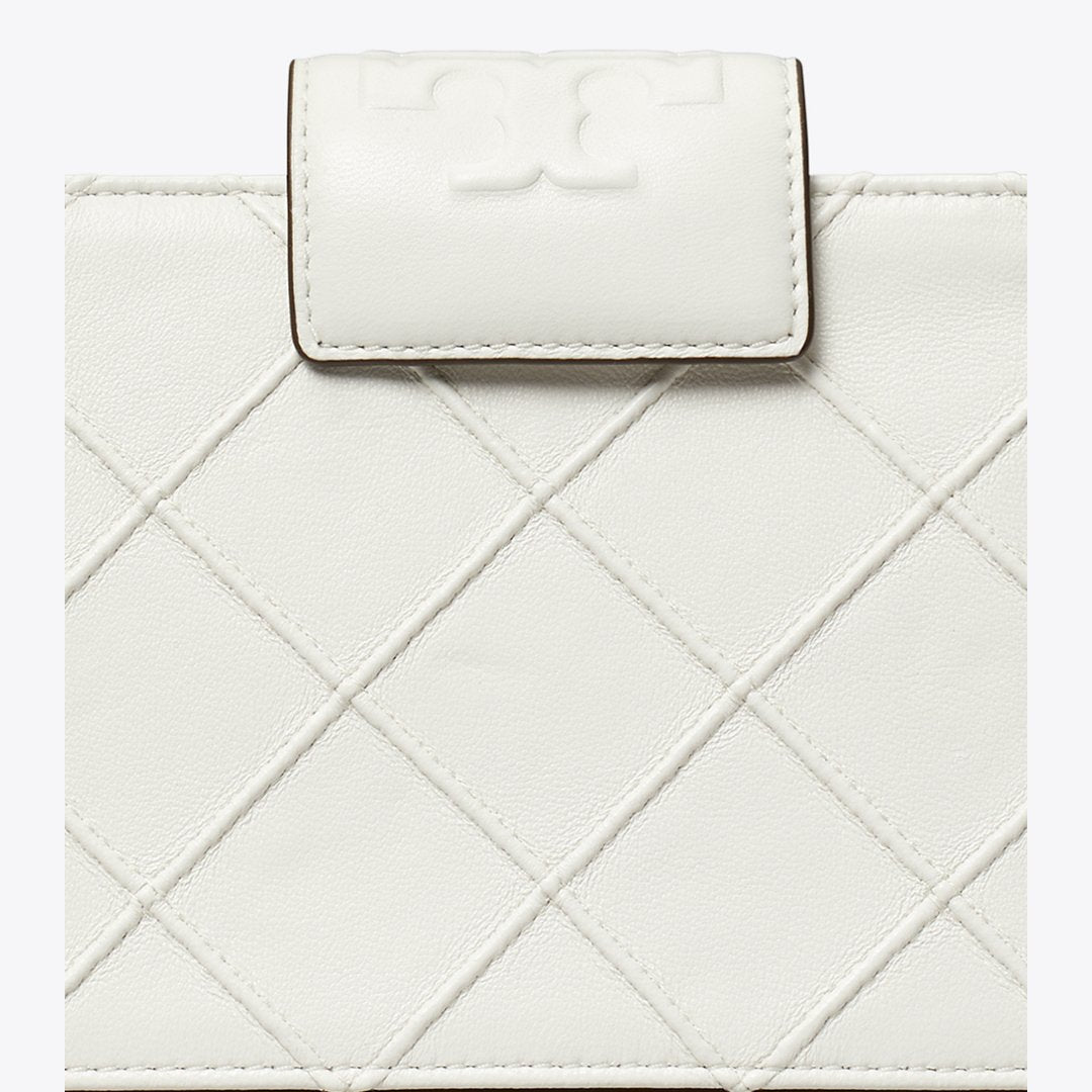 Tory Burch Mini Fleming Crossbody Blanc