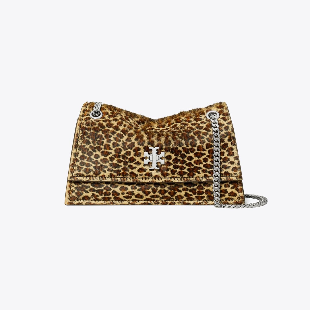 Tory Burch Mini Kira Turnlock Calf Hair Shoulder Bag Multi