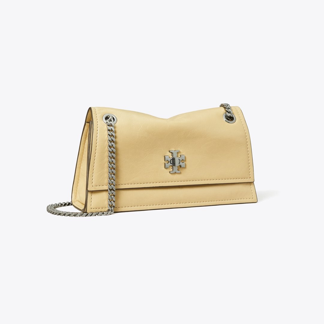 Tory Burch Mini Kira Turnlock Shoulder Bag Praline