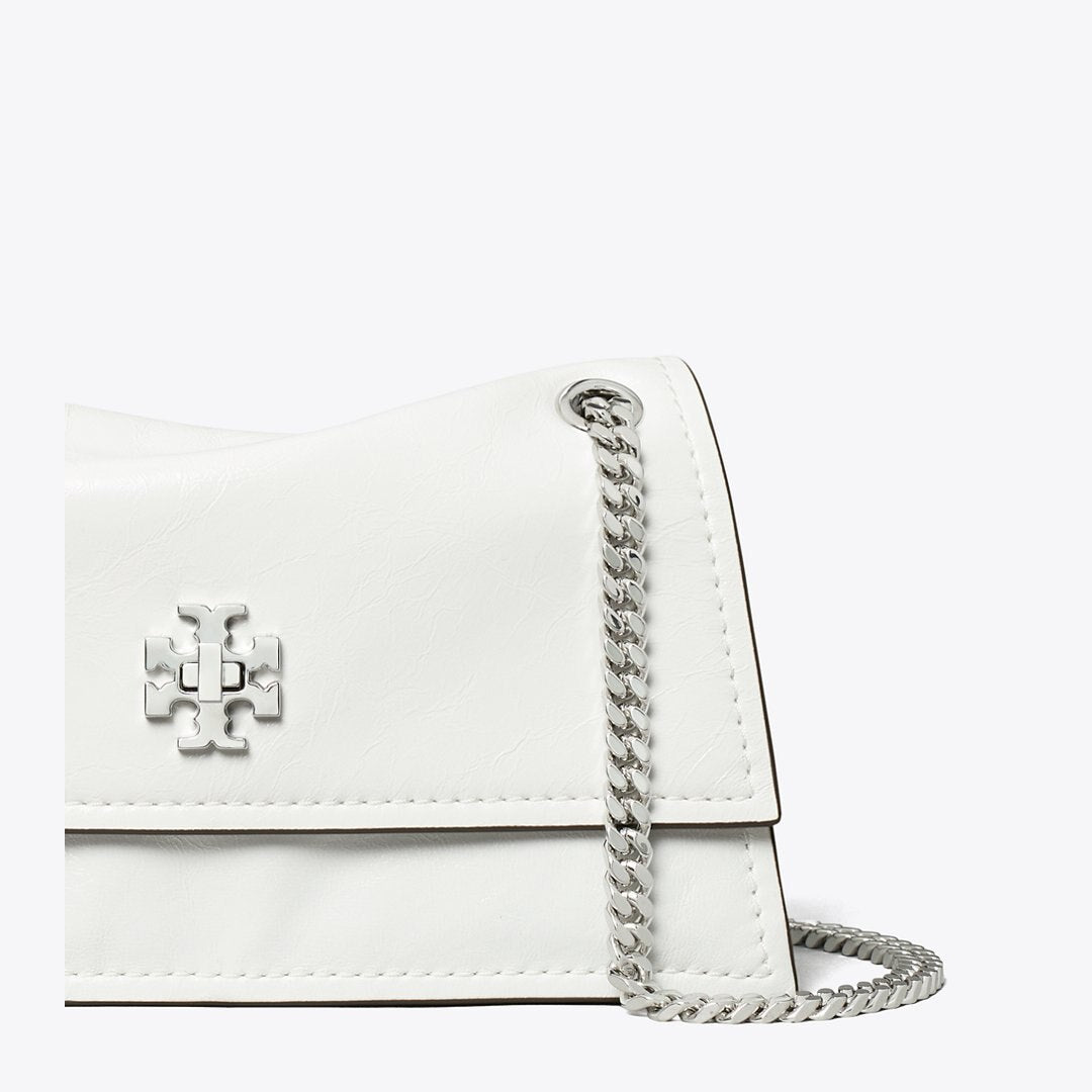 Tory Burch Mini Kira Turnlock Shoulder Bag BIANCO