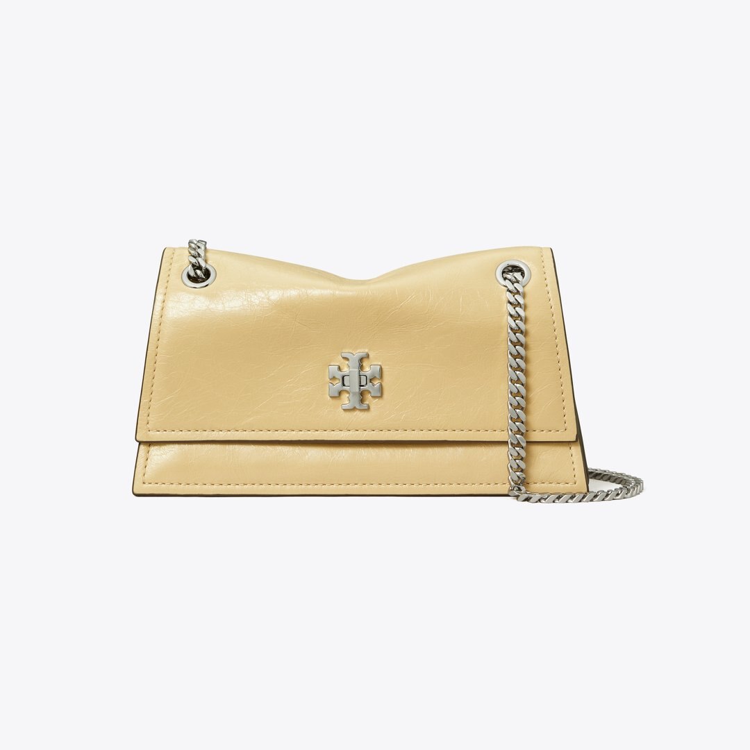 Tory Burch Mini Kira Turnlock Shoulder Bag Praline