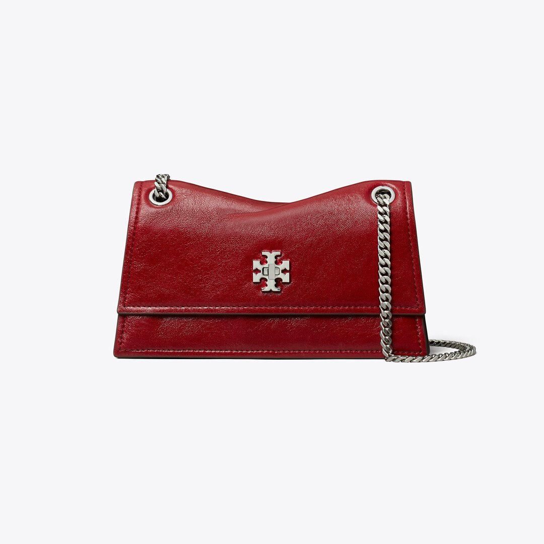 Tory Burch Mini Kira Turnlock Shoulder Bag Red