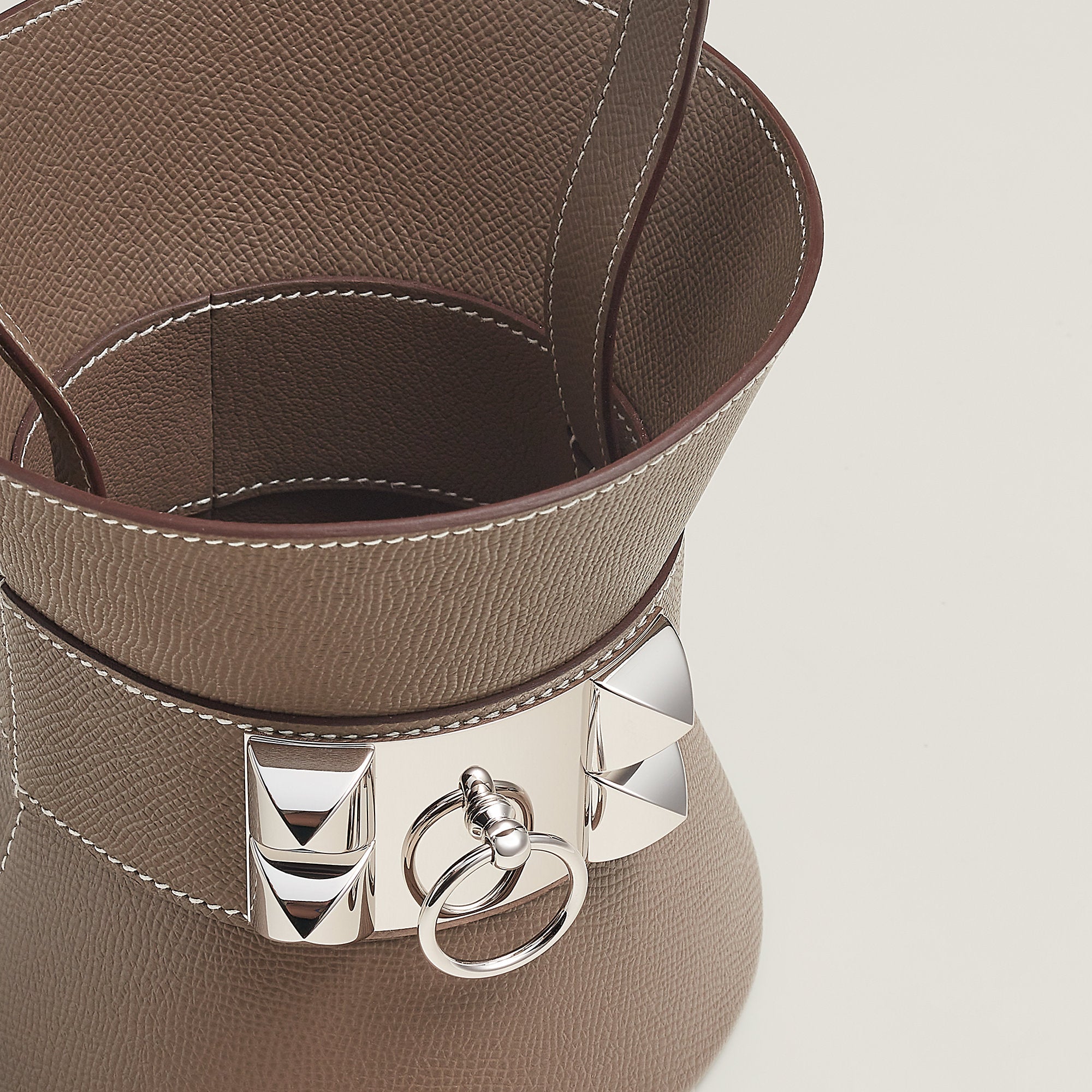 Hermes Mini Medor Bag Toupe