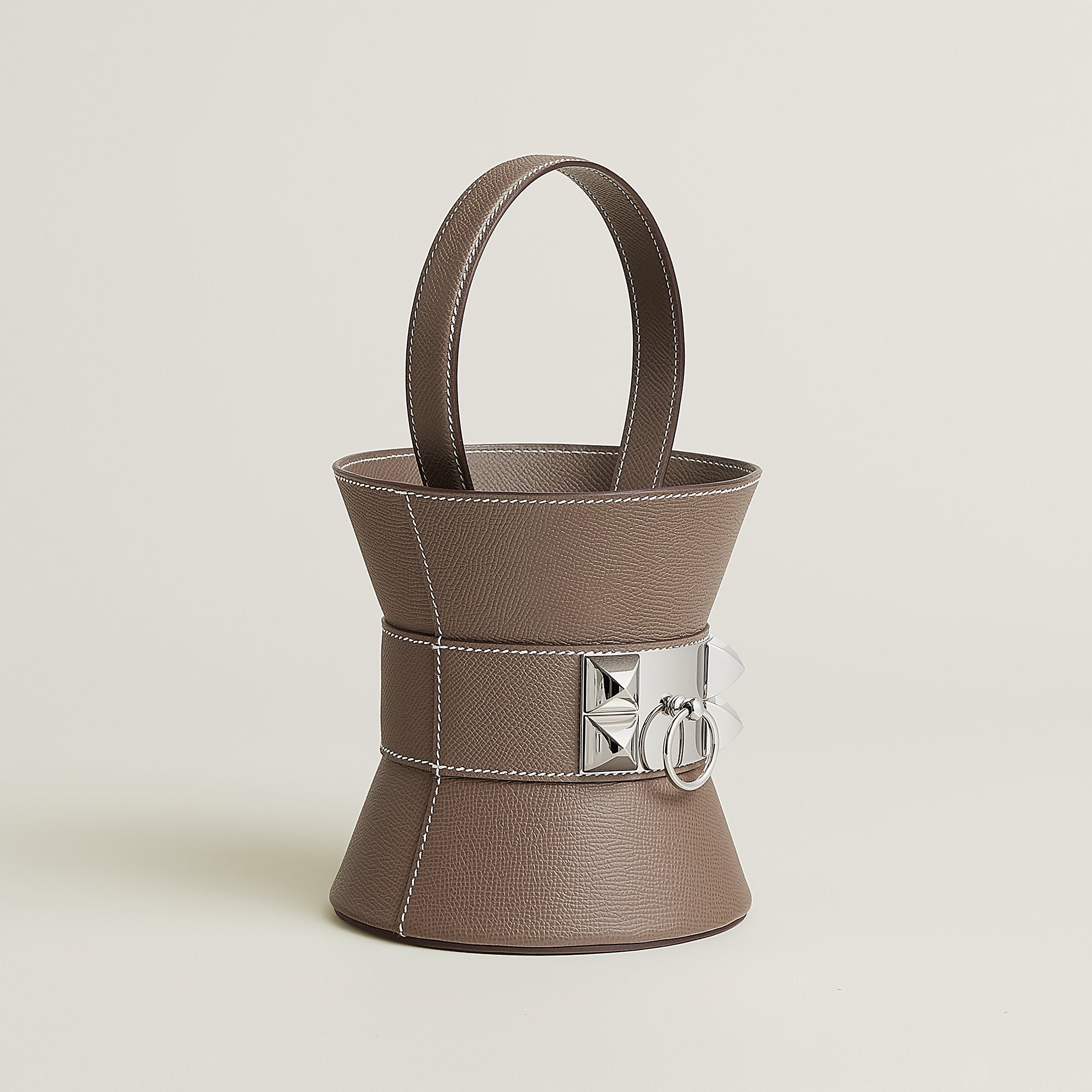 Hermes Mini Medor Bag Toupe