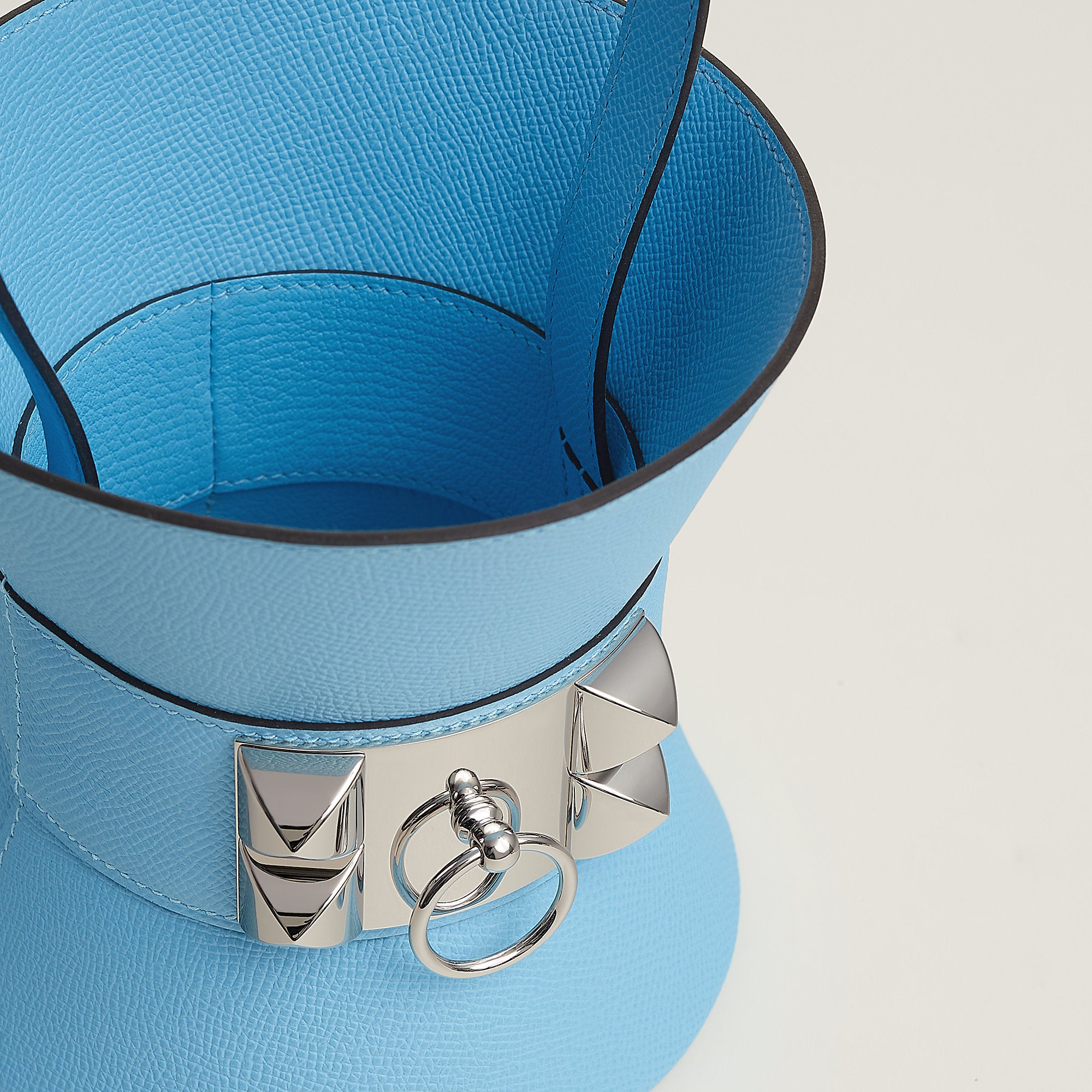 Hermes Mini Medor Bag Cleste