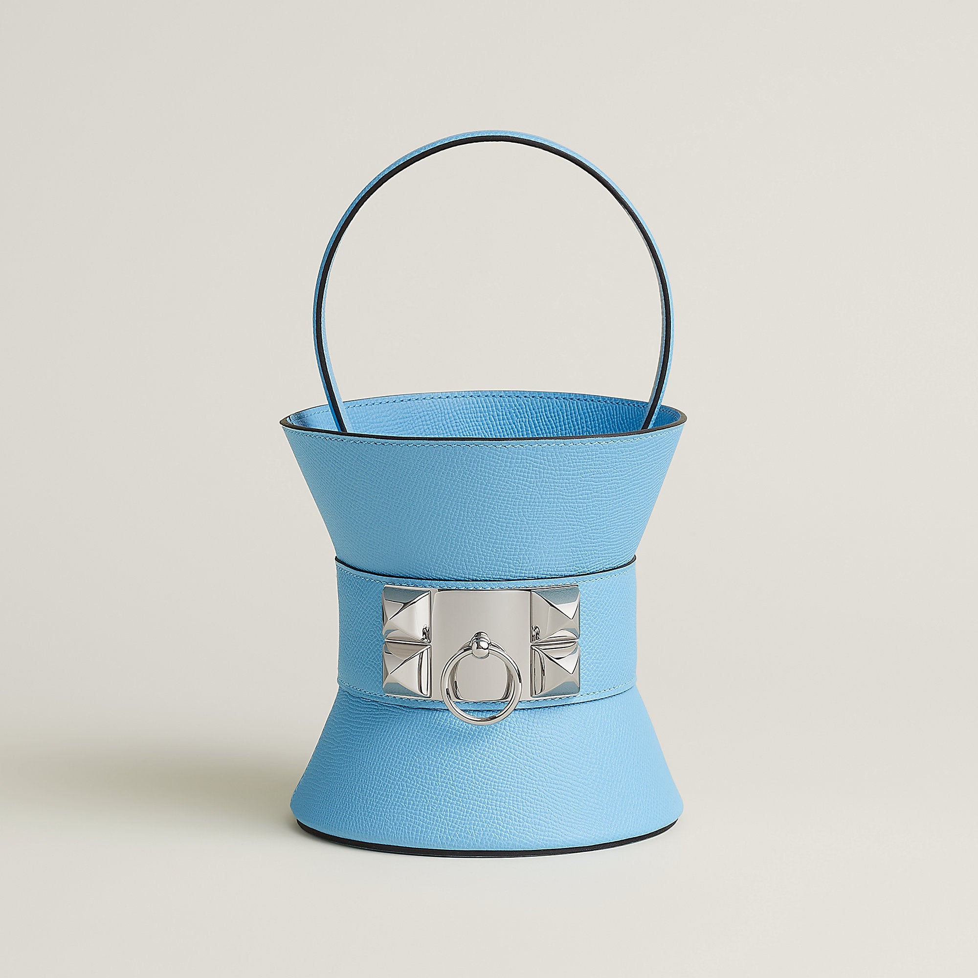 Hermes Mini Medor Bag Cleste