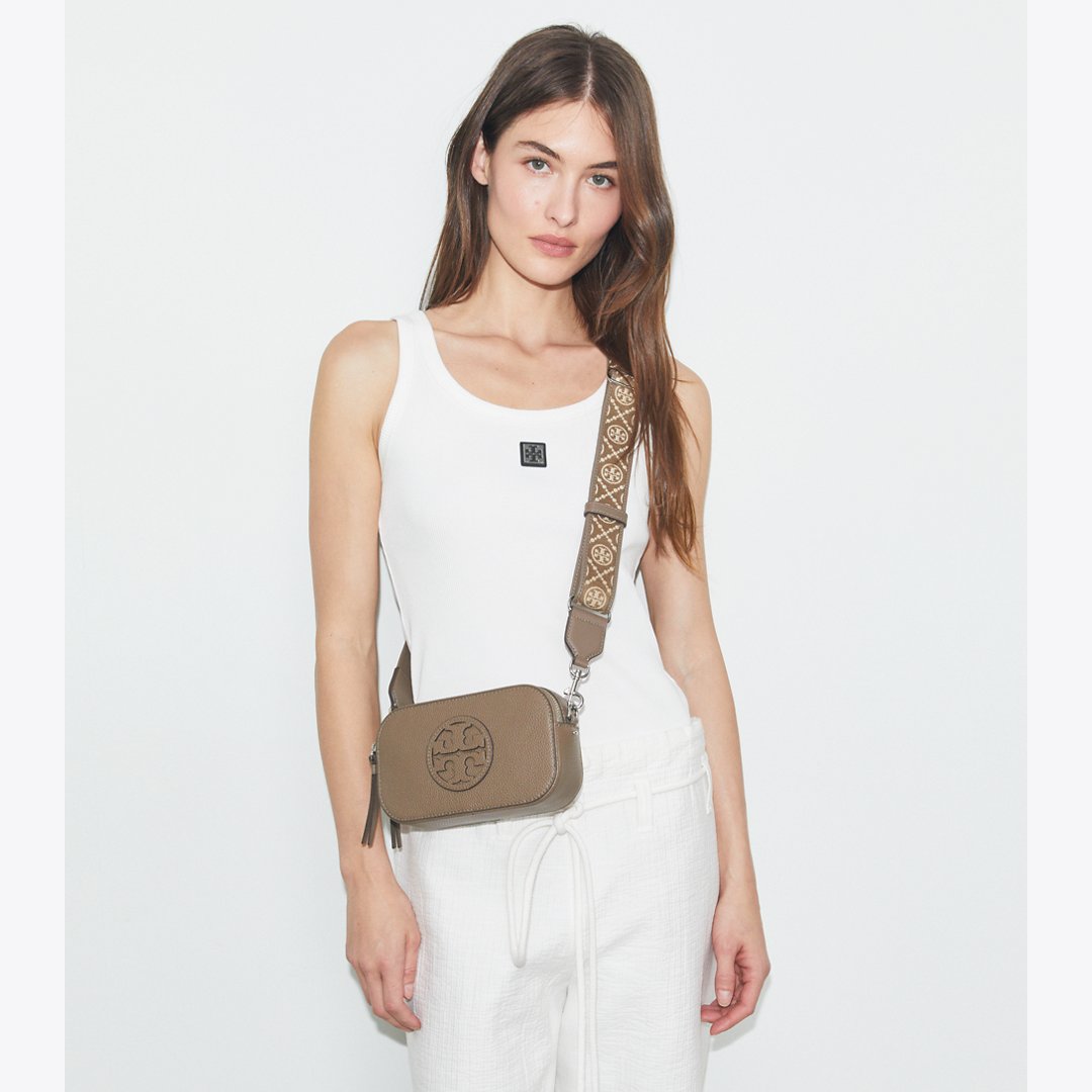 Tory Burch Mini Miller Crossbody Bag Wild Mushroom