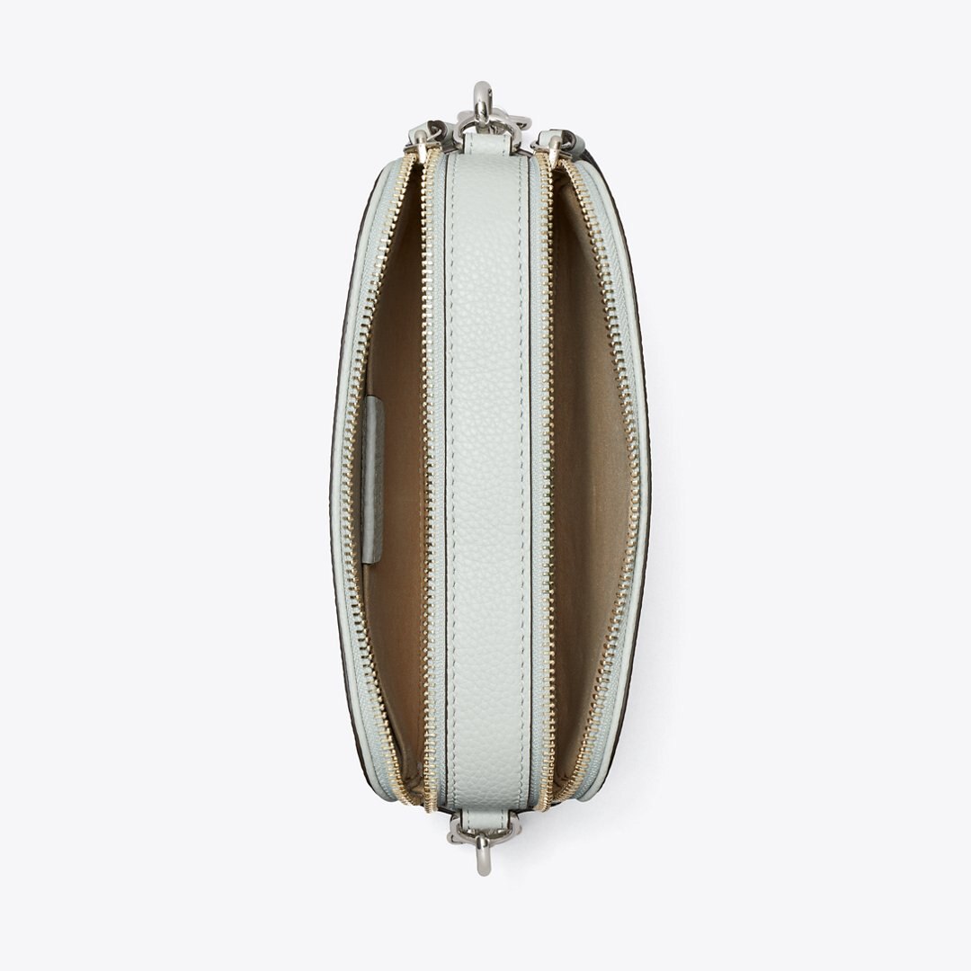 Tory Burch Mini Miller Crossbody Bag Light Titanium