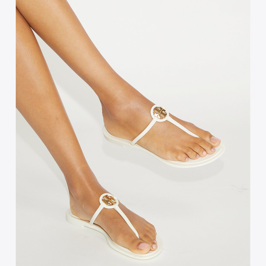 Tory Burch Mini Miller Jelly Sandal IVORY / GOLD