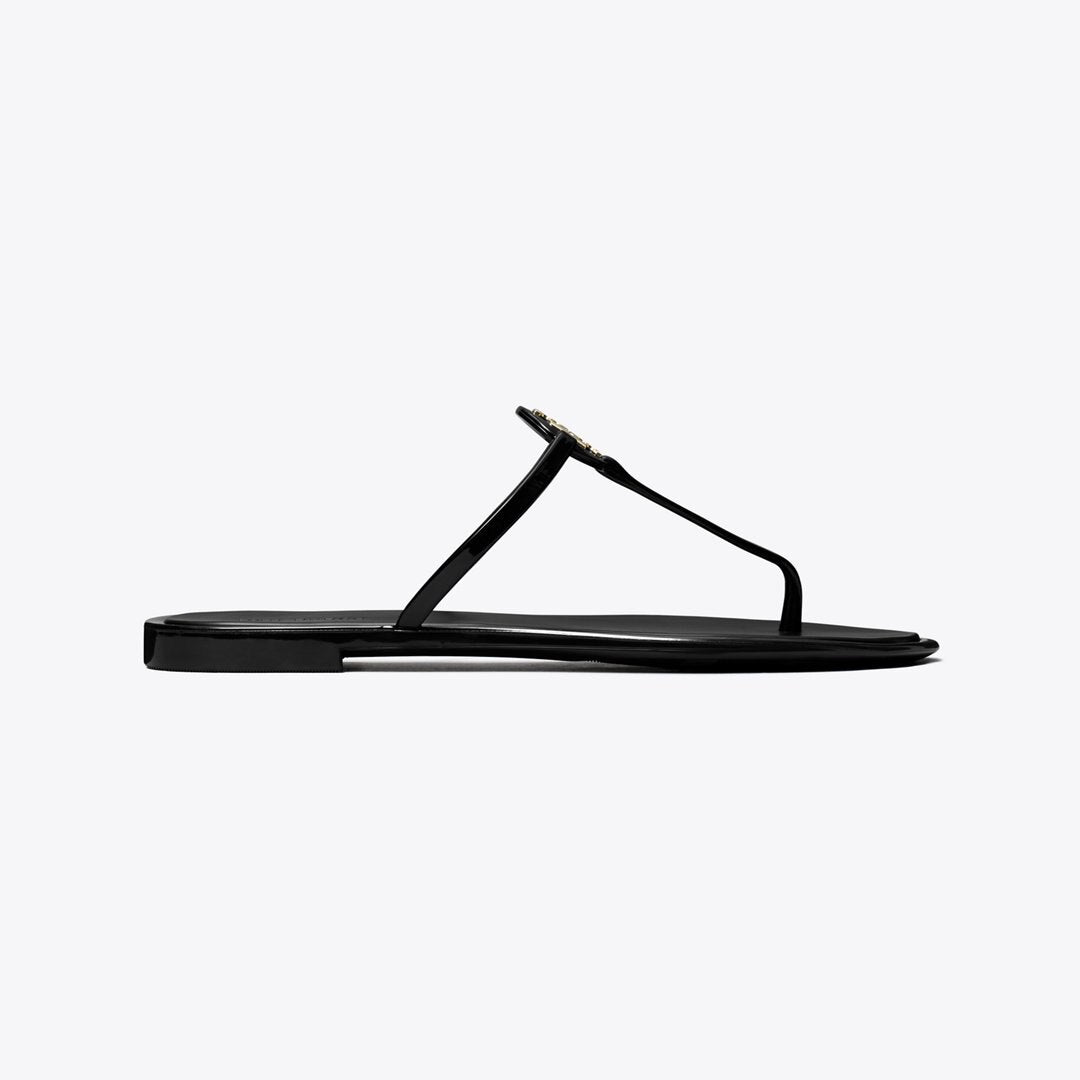 Tory Burch Mini Miller Jelly Sandal PERFECT BLACK / GOLD
