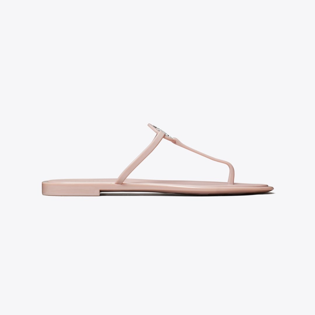 Tory Burch Mini Miller Jelly Sandal PINK MEADOW / SILVER
