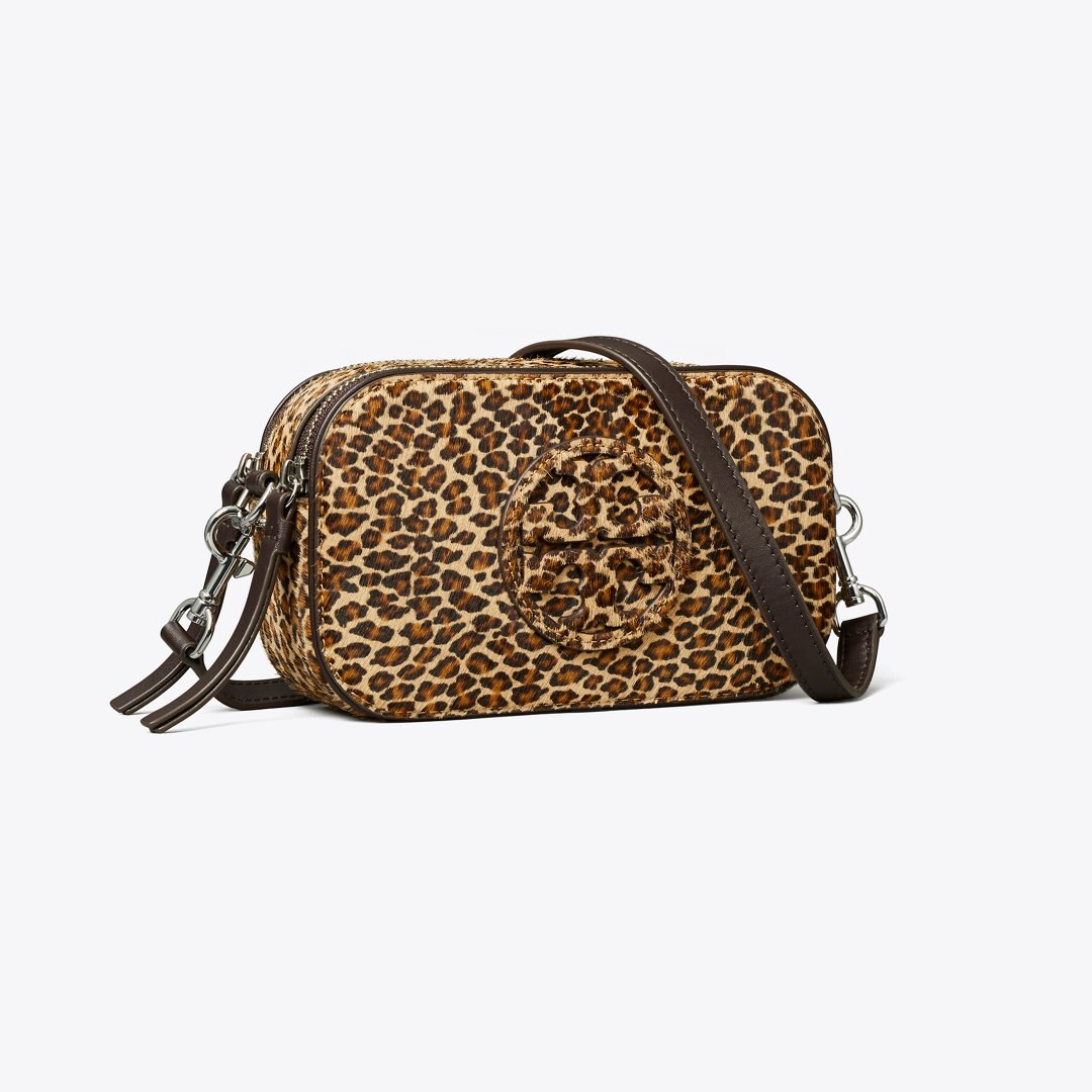 Tory Burch Mini Miller Leopard-Print Crossbody Bag Multi