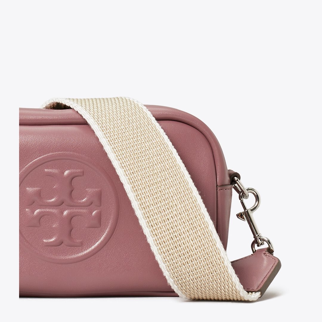 Tory Burch Mini Miller natuura Crossbody Bag Mauve
