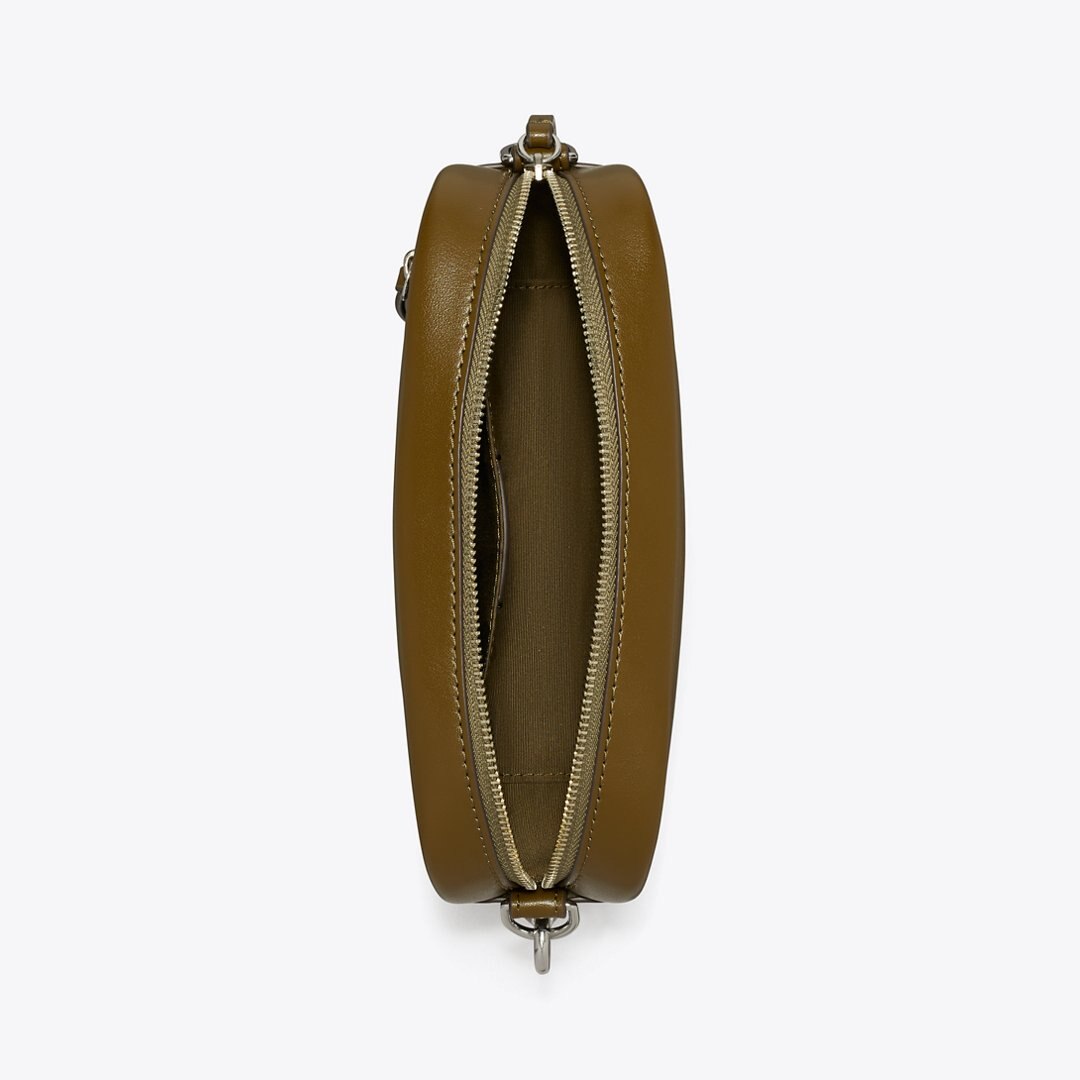 Tory Burch Mini Miller natuura Crossbody Bag Dark Olive