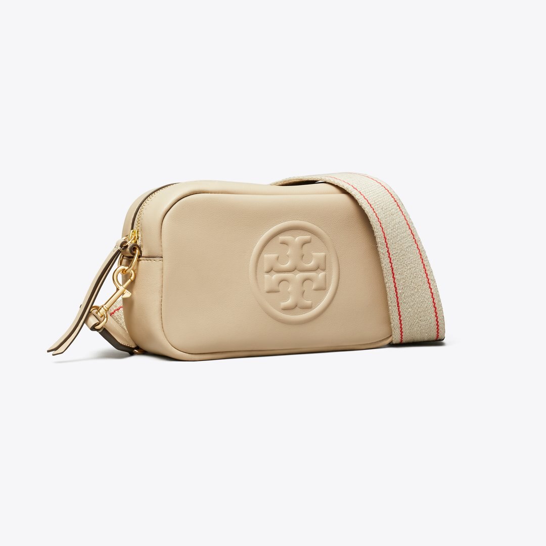 Tory Burch Mini Miller Soft Crossbody Bag Light Stone