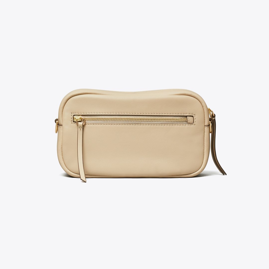 Tory Burch Mini Miller Soft Crossbody Bag Light Stone