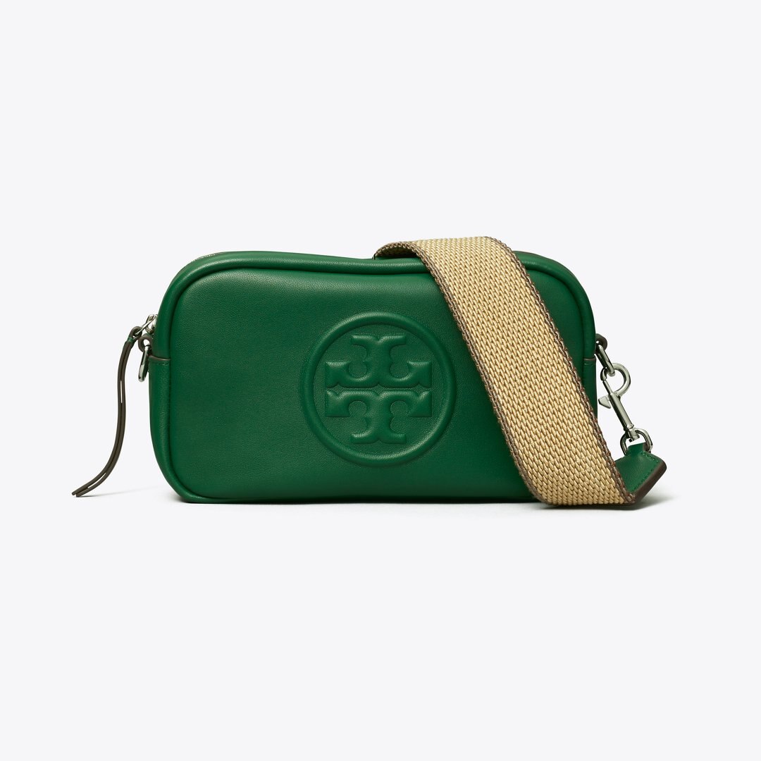 Tory Burch Mini Miller Soft Crossbody Bag Dark Kale