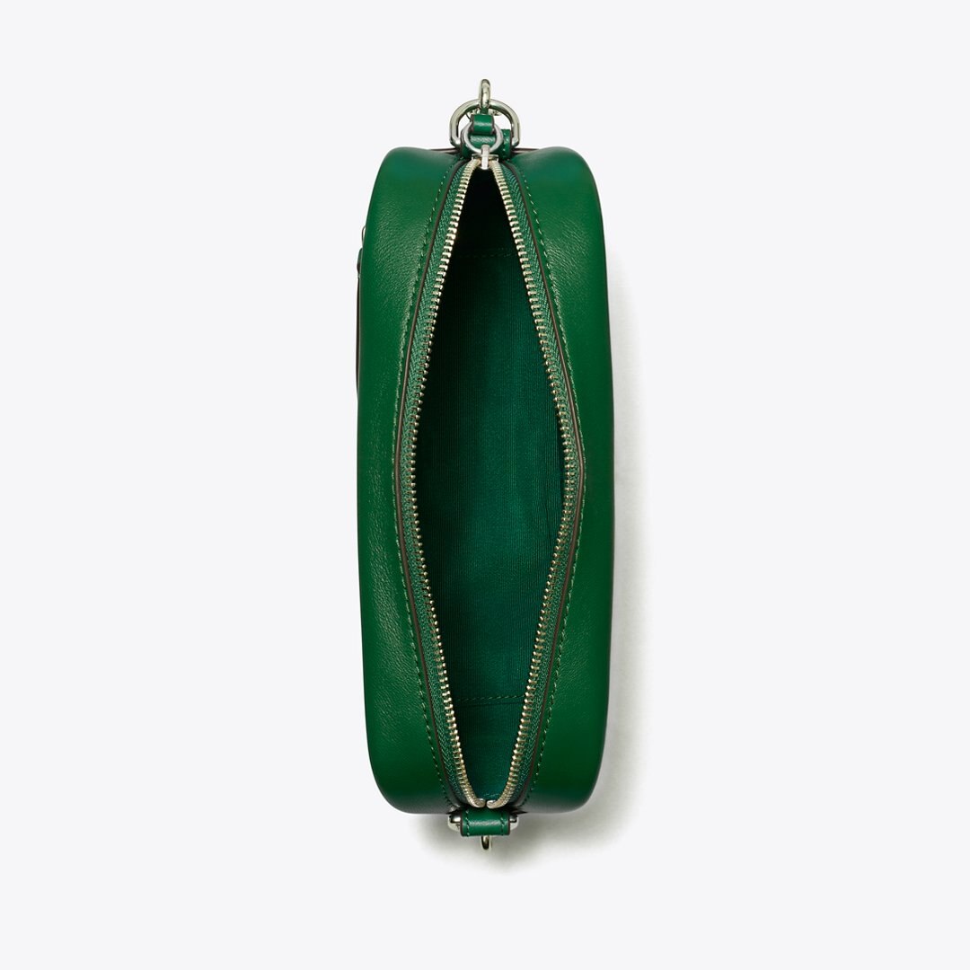 Tory Burch Mini Miller Soft Crossbody Bag Dark Kale