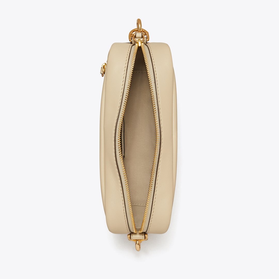 Tory Burch Mini Miller Soft Crossbody Bag Light Stone