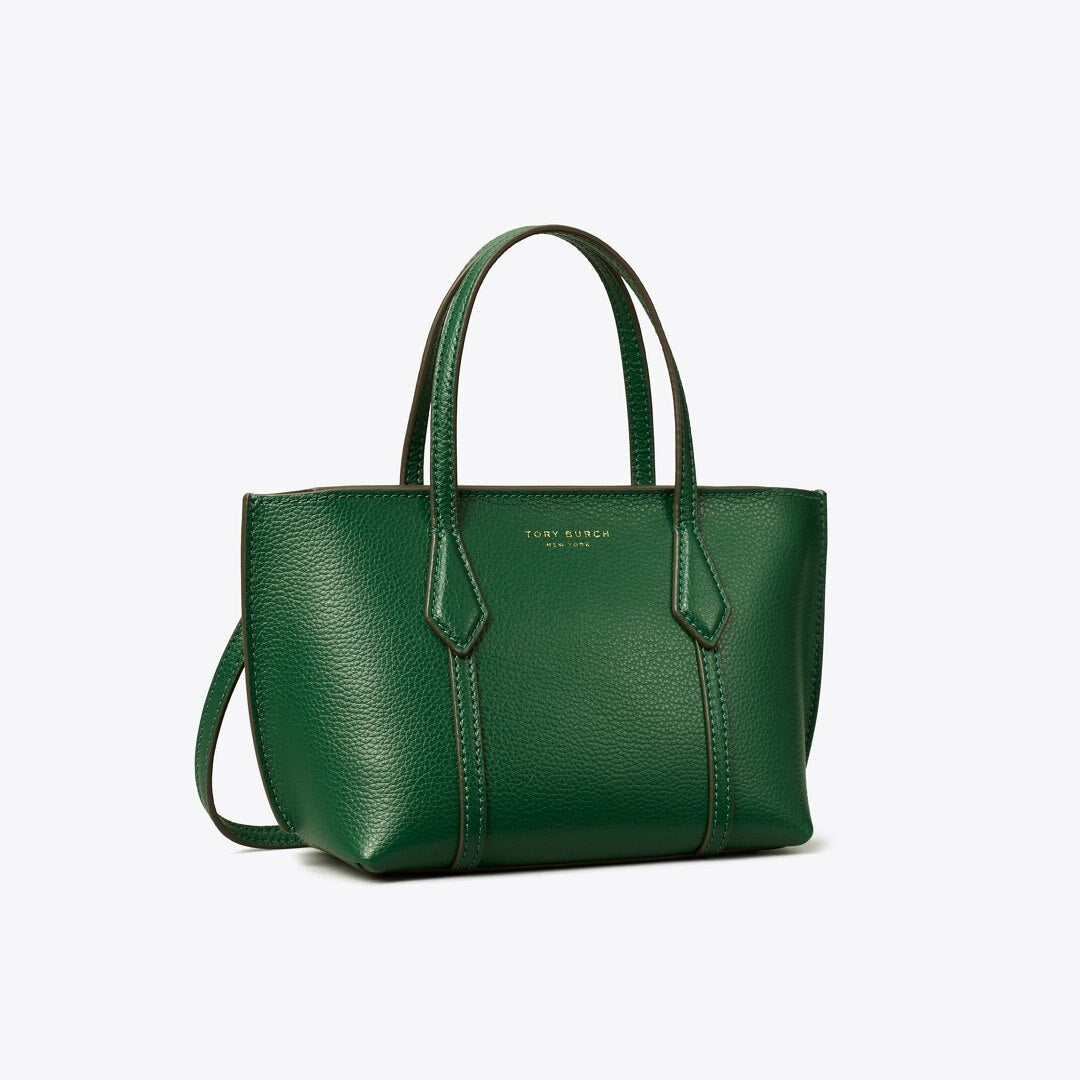 Tory Burch Mini Perry Tote Dark Kale