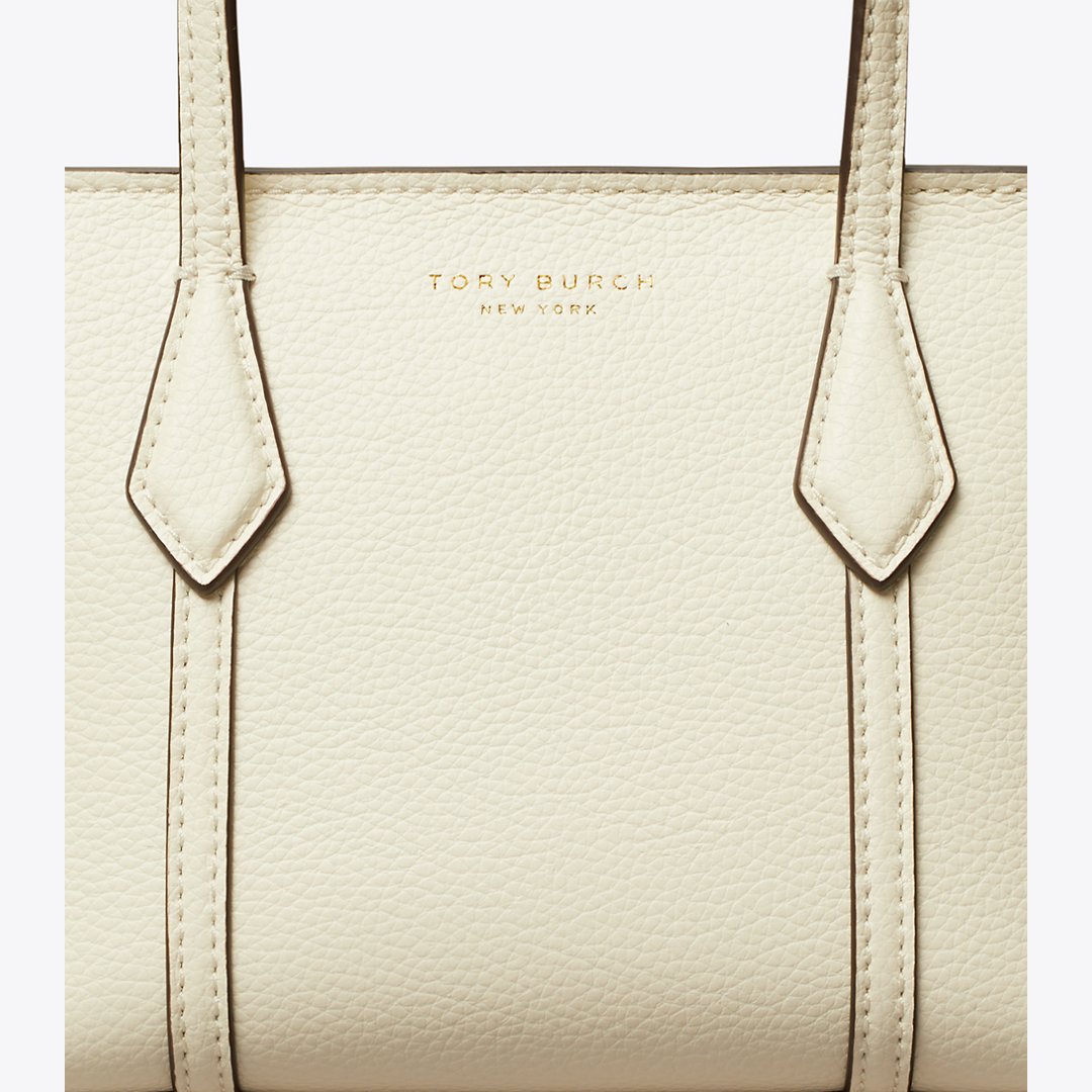 Tory Burch Mini Perry Tote Warm White