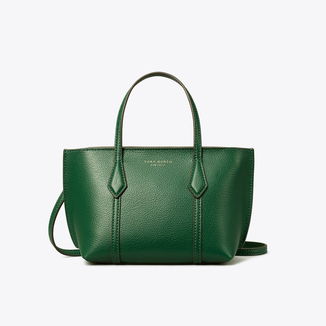 Tory Burch Mini Perry Tote Dark Kale
