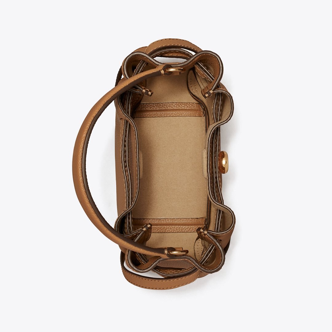 Tory Burch Mini Romy Bucket Bag Tiramisu