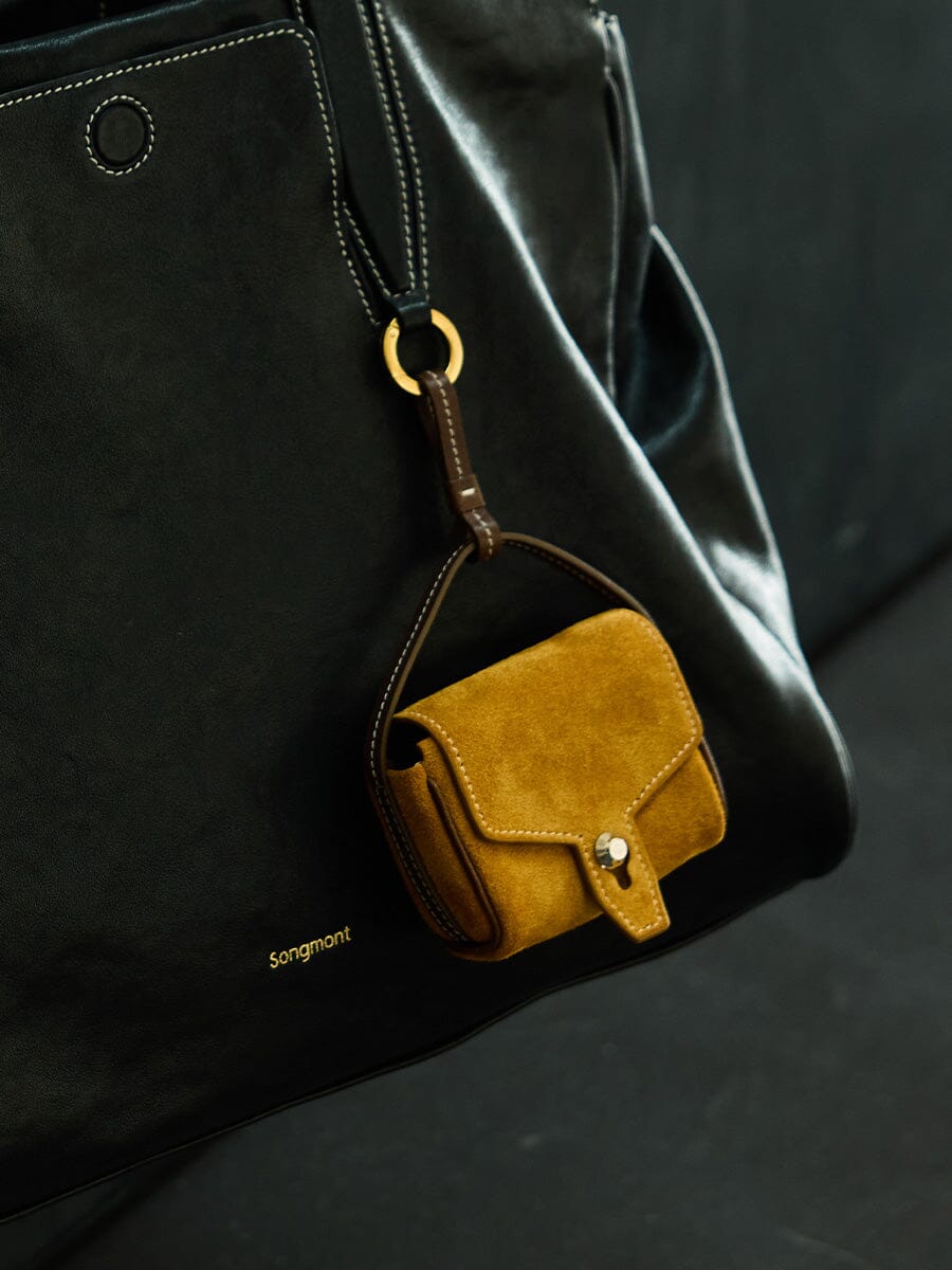 Songmont Mini Yore Airpods Case Ochre