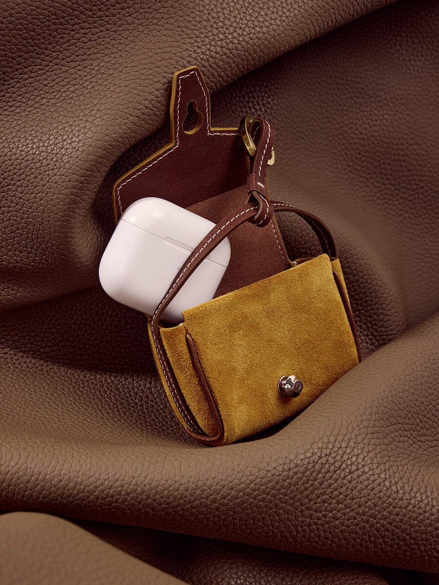 Songmont Mini Yore Airpods Case Ochre