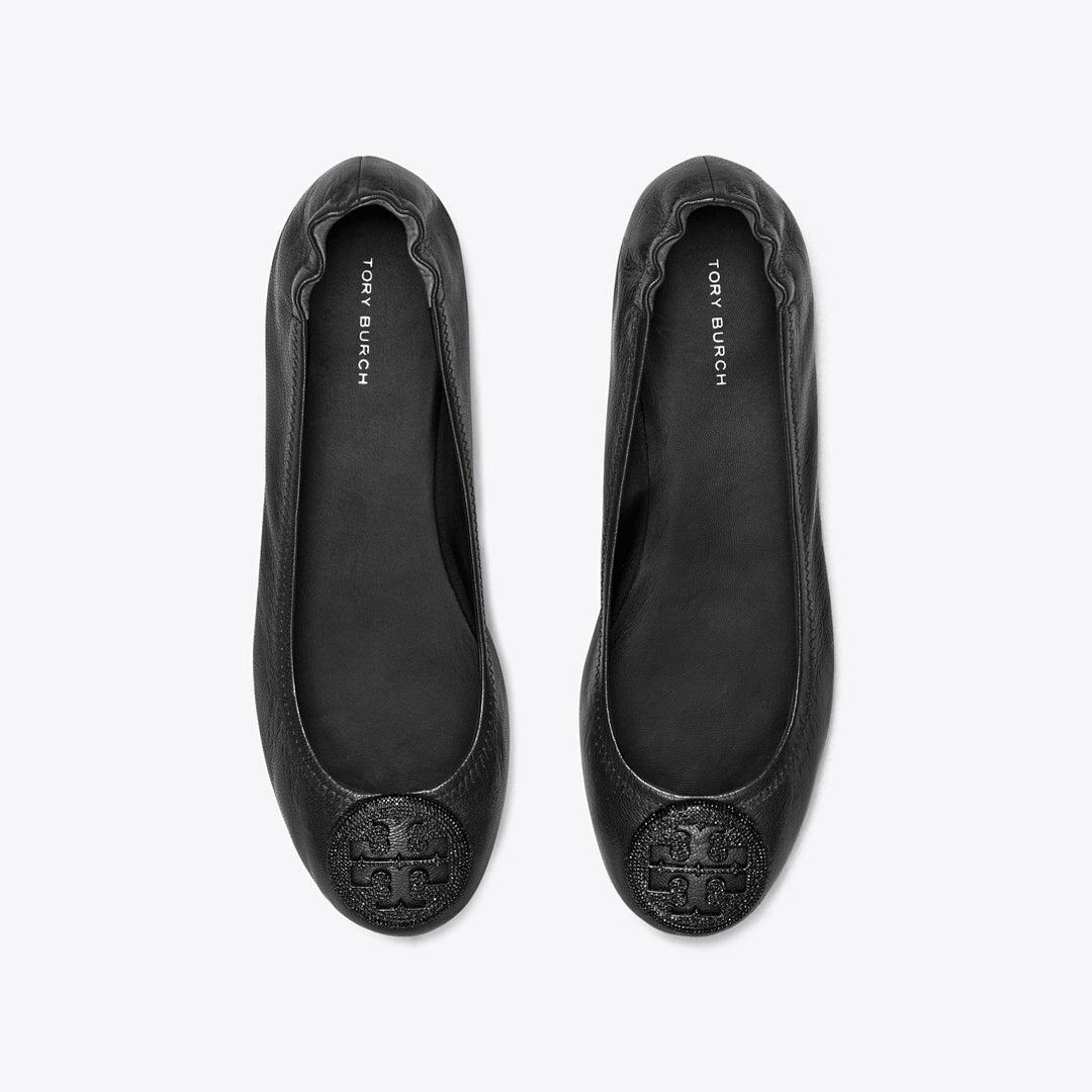 Tory Burch Minnie Travel Ballet PERFECT BLACK